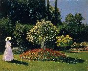 Claude Monet Jeanne Marguerite Lecadre in the Garden Sainte Adresse Sweden oil painting artist